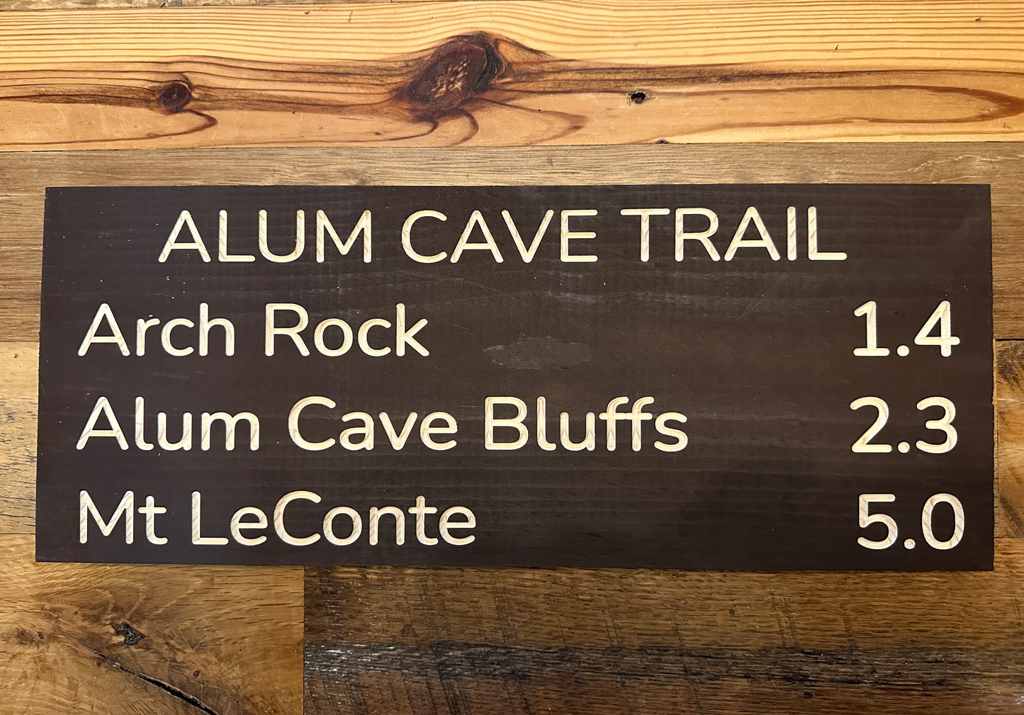 Alum Cave Trail Sign